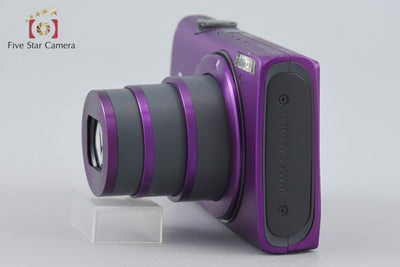 【中古】Canon キヤノン IXY 600F パープル コンパクトデジタルカメラ