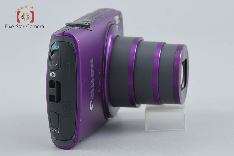 中古】Canon キヤノン IXY 600F パープル コンパクトデジタルカメラ