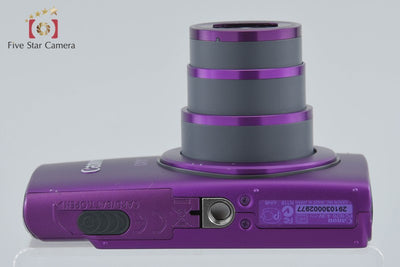 【中古】Canon キヤノン IXY 600F パープル コンパクトデジタルカメラ