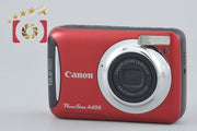 【中古】Canon キヤノン PowerShot A495 レッド コンパクトデジタルカメラ