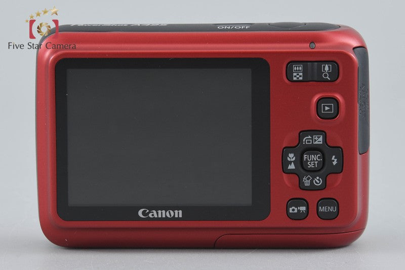 中古】Canon キヤノン PowerShot A495 レッド コンパクトデジタル