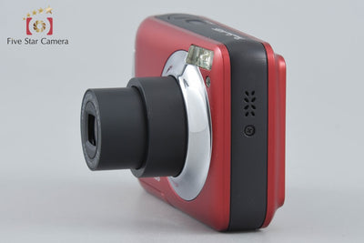 【中古】Canon キヤノン PowerShot A495 レッド コンパクトデジタルカメラ