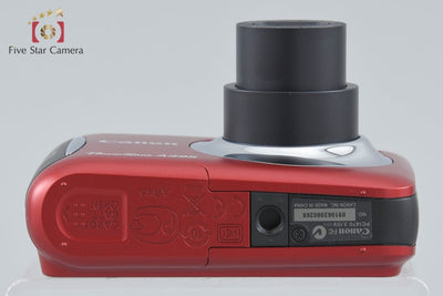 【中古】Canon キヤノン PowerShot A495 レッド コンパクトデジタルカメラ