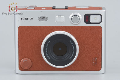 【中古】FUJIFILM 富士フイルム instax Mini Evo ブラウン インスタントカメラ 元箱付き