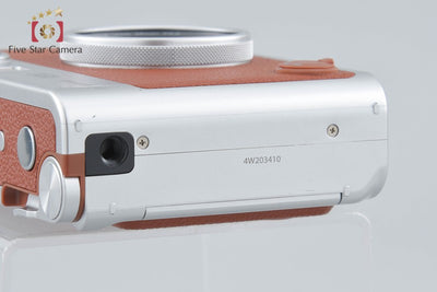 【中古】FUJIFILM 富士フイルム instax Mini Evo ブラウン インスタントカメラ 元箱付き