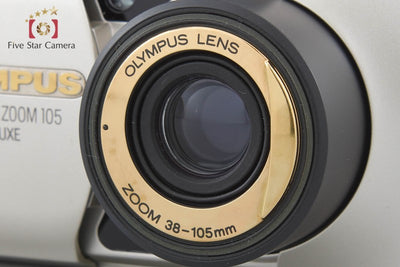 【中古】OLYMPUS オリンパス μ[mju:] ZOOM 105 DELUXE コンパクトフィルムカメラ