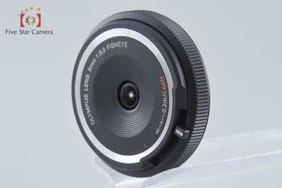 【中古】OLYMPUS オリンパス フィッシュアイボディーキャップレンズ BCL-0980（9mm F8.0 Fisheye）ブラック