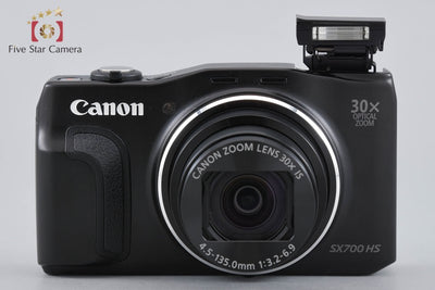 【中古】Canon キヤノン PowerShot SX700 HS ブラック コンパクトデジタルカメラ 元箱付き