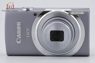 【中古】Canon キヤノン IXY 130 グレー コンパクトデジタルカメラ 元箱付き