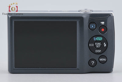 【中古】Canon キヤノン IXY 130 グレー コンパクトデジタルカメラ 元箱付き