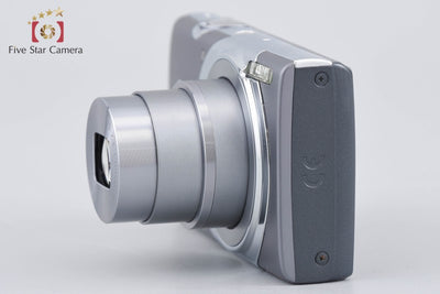 【中古】Canon キヤノン IXY 130 グレー コンパクトデジタルカメラ 元箱付き
