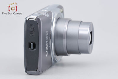 【中古】Canon キヤノン IXY 130 グレー コンパクトデジタルカメラ 元箱付き