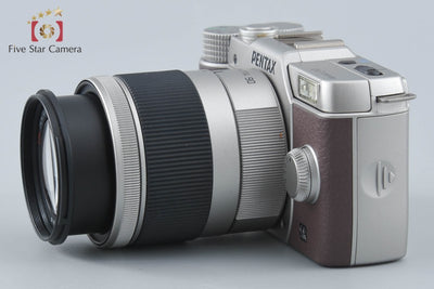 【中古】PENTAX ペンタックス Q10 シルバーブラウン + SMC 15-45mm f/2.8 ED IF 06 TELEPHOTO ZOOM シャッター回数僅少
