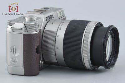 【中古】PENTAX ペンタックス Q10 シルバーブラウン + SMC 15-45mm f/2.8 ED IF 06 TELEPHOTO ZOOM シャッター回数僅少