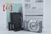 【中古】Canon キヤノン IXY 130 グレー コンパクトデジタルカメラ 元箱付き