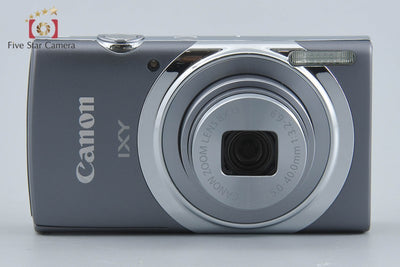 【中古】Canon キヤノン IXY 130 グレー コンパクトデジタルカメラ 元箱付き