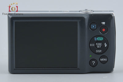 【中古】Canon キヤノン IXY 130 グレー コンパクトデジタルカメラ 元箱付き