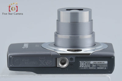【中古】Canon キヤノン IXY 130 グレー コンパクトデジタルカメラ 元箱付き