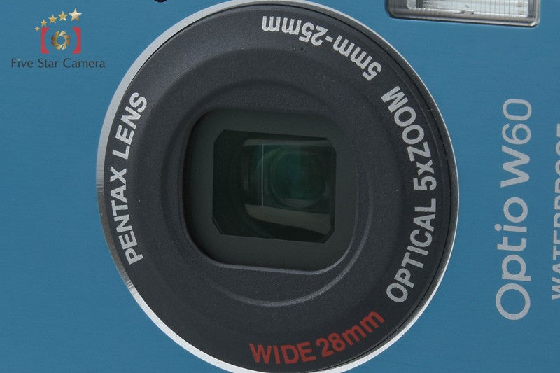 中古】PENTAX ペンタックス Optio W60 オーシャンブルー コンパクト
