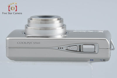 【中古】Nikon ニコン COOLPIX S510 シルバー コンパクトデジタルカメラ