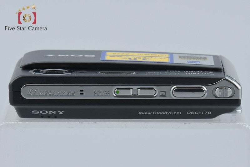 中古】SONY ソニー Cyber-Shot DSC-T70 ブラック デジタルスチルカメラ