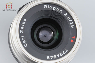 【中古】CONTAX コンタックス Carl Zeiss Biogon 28mm f/2.8 T*