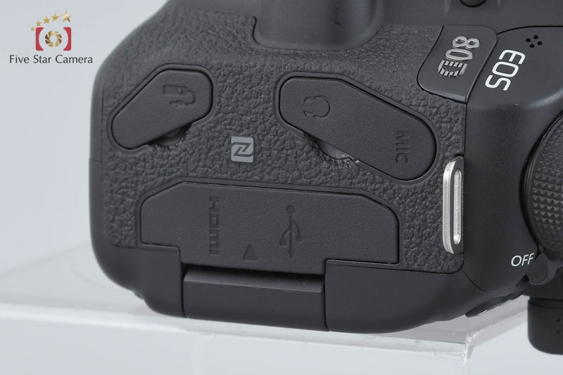 中古】Canon キヤノン EOS 80D デジタル一眼レフカメラ – Five Star