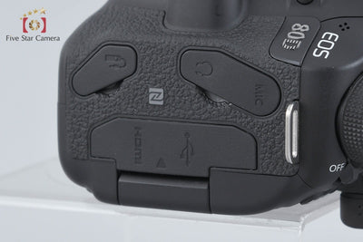 【中古】Canon キヤノン EOS 80D デジタル一眼レフカメラ