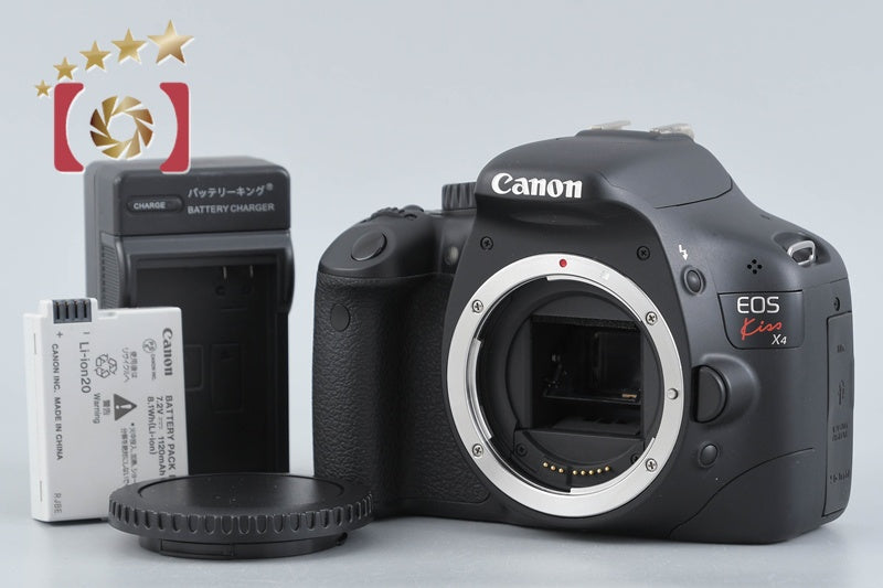 【中古】Canon キヤノン EOS Kiss X4 デジタル一眼レフカメラ シャッター回数僅少