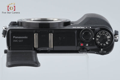 【中古】Panasonic パナソニック LUMIX DMC-GX7 ブラック ミラーレス一眼カメラ