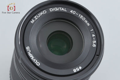 【中古】OLYMPUS オリンパス M.ZUIKO DIGITAL ED 40-150mm f/4-5.6 R ブラック