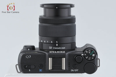 【中古】PENTAX ペンタックス Q7 ズームレンズキット ブラック シャッター回数僅少