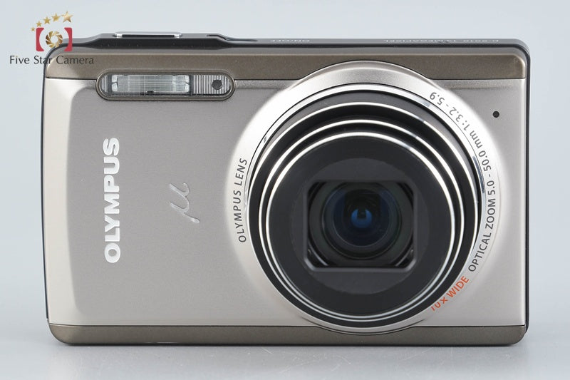 中古】OLYMPUS オリンパス μ-9010 シャンパンゴールド コンパクト