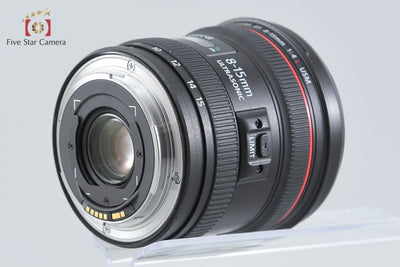 【中古】Canon キヤノン EF 8-15mm f/4 L FISHEYE USM