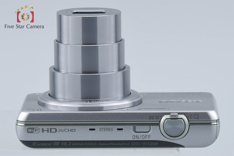 中古】SONY ソニー Cyber-shot DSC-WX200 シルバー デジタルスチル