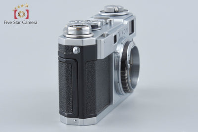 【中古】Nikon ニコン S2 後期 黒ダイヤル レンジファインダーフィルムカメラ