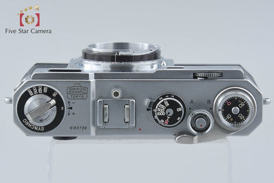 【中古】Nikon ニコン S2 後期 黒ダイヤル レンジファインダーフィルムカメラ
