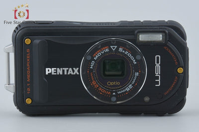 【中古】PENTAX ペンタックス Optio W90 ブラック 防水デジタルカメラ