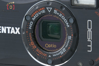 【中古】PENTAX ペンタックス Optio W90 ブラック 防水デジタルカメラ