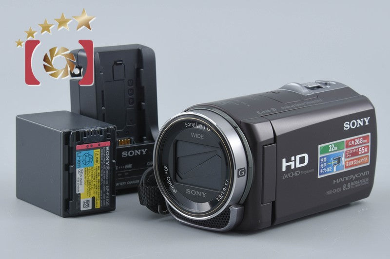 【中古】SONY ソニー HANDYCAM HDR-CX430V ブラウン デジタルビデオカメラ