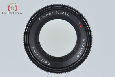 【中古】CONTAX コンタックス Carl Zeiss Planar 50mm f/1.4 T* AEJ