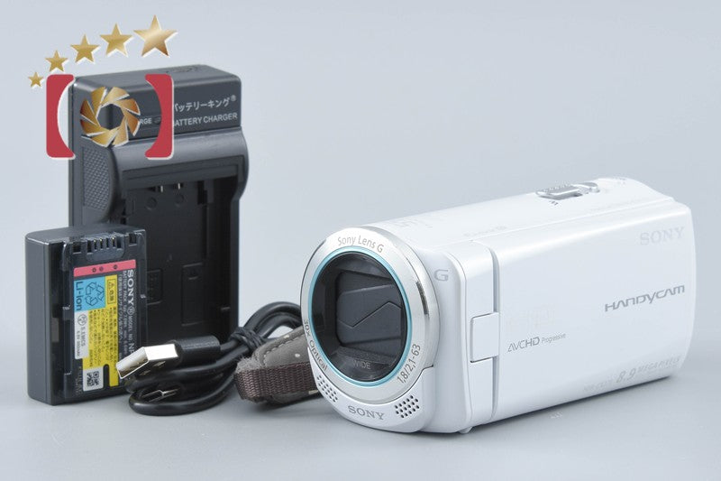 【中古】SONY ソニー ハンディカム HDR-CX270V プレミアムホワイト デジタルビデオカメラ
