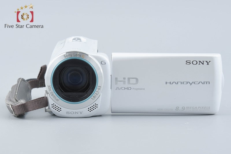 中古】SONY ソニー ハンディカム HDR-CX270V プレミアムホワイト