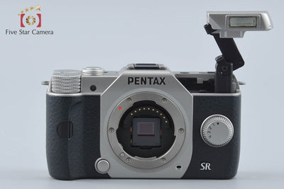 【中古】PENTAX ペンタックス Q10 ダブルズームレンズキット シルバー シャッター回数僅少