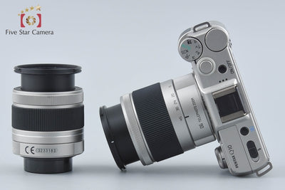 【中古】PENTAX ペンタックス Q10 ダブルズームレンズキット シルバー シャッター回数僅少