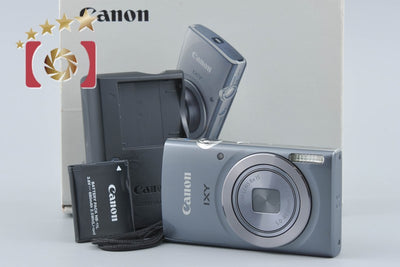 【中古】Canon キヤノン IXY 160 シルバー コンパクトデジタルカメラ 元箱付き
