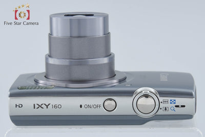 【中古】Canon キヤノン IXY 160 シルバー コンパクトデジタルカメラ 元箱付き