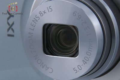 【中古】Canon キヤノン IXY 160 シルバー コンパクトデジタルカメラ 元箱付き