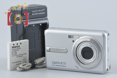 【中古】PENTAX ペンタックス Optio E75 コンパクトデジタルカメラ
