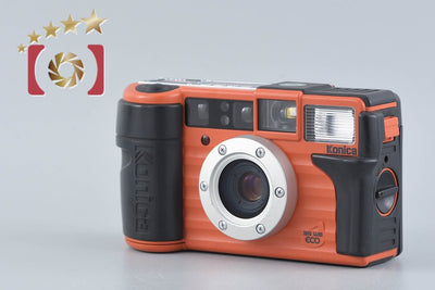 【中古】Konica コニカ 現場監督 35WB ECO オレンジ コンパクトフィルムカメラ